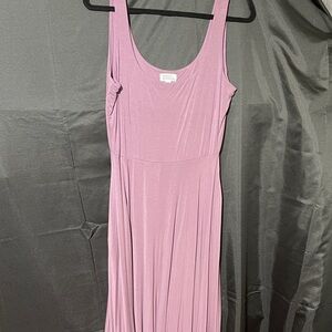 Market & Spruce Pocketed Rose Tank Dress